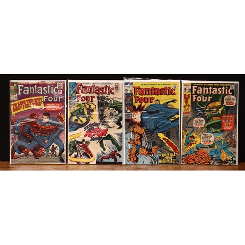 3321 - Comics, Marvel Comics, Fantastic Four, comprising No.42 (Sept), No.71 (Feb), No.95 (Feb) and No.108 ... 