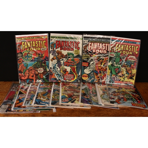 3322 - Comics, Marvel Comics, Fantastic Four, comprising No.149 (August), No.154 (Jan), No.155 (Feb), No.15... 