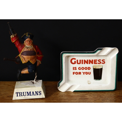 3342 - Advertising, Breweriana - a mid-20th century Ben Truman novelty rubberoid bar statuette in the form ... 