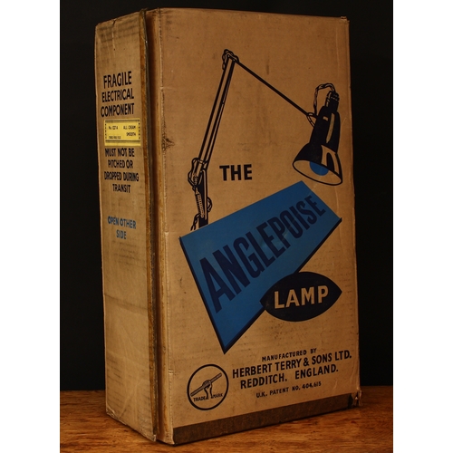 3345 - Advertising, Interior Design Interest - a late 1950's Herbert Terry & Sons Ltd anglepoise lamp recta... 