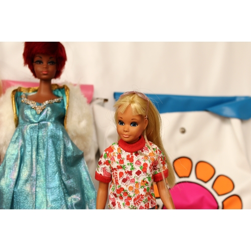 3310 - A Mattel Malibu Skipper doll, blue eyes, peach lips, blonde hair, marked to buttock '© 1967 MATTEL I... 