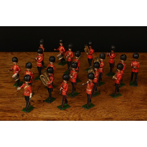 3366 - W Britain (Britains) figures from set No.37 band of the Coldstream Guards, comprising various bandsm... 