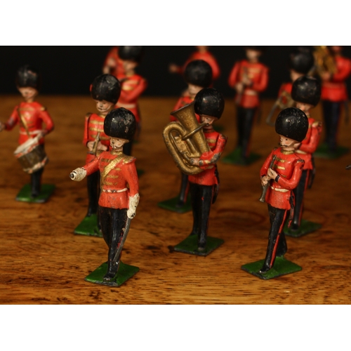 3366 - W Britain (Britains) figures from set No.37 band of the Coldstream Guards, comprising various bandsm... 