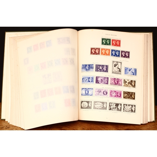 3401 - Stamps - a GVI SG stamp album with 700+ stamps, mint and used, lots part sets, etc, a few high value... 