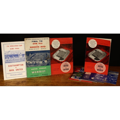 3414 - Sport, Football - 1950's and later football programmes, comprising a 1957 F.A. Challenge Cup Final T... 