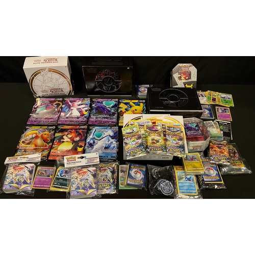 3324 - Pokemon - a collection of Pokemon jumbo oversized promo cards, comprising SWSH021 Poltageist V, SWSH... 