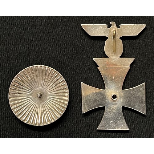 2058 - REPRODUCTION WW2 Third Reich Combination  Eisernes Kreuz I Klasse 1914 with Wiederholungsspange 1939... 