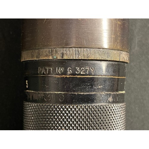 2094 - WW1 British V.P 3-9 gun sight telescope, maker marked 