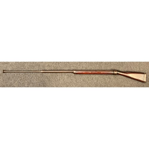 2101 - WW1 British Greener Fencing Musket. Working order. Overall length 161cm. Inspection marks and WD Bro... 