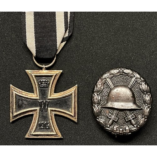 2121 - WW1 Imperial German Eisernes Kreuz 2 Klasse 1914. Iron Cross 2nd class 1914. Maker marked to ring. C... 