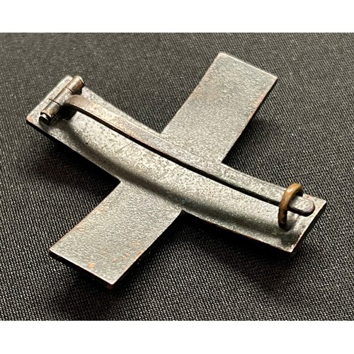 2122 - WW1 Imperial German Baltic Cross. Pin Backed. No makers mark.