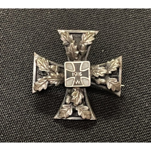 2130 - WW1 Imperial German Collection of Miniature Awards to include: 1870 Iron Cross 2nd Class with ribbon... 