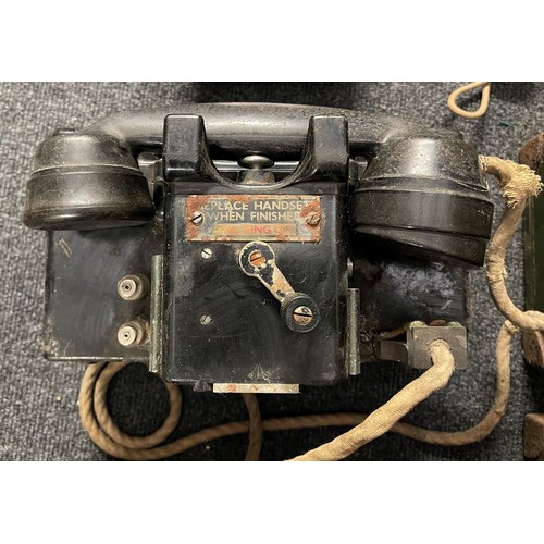 2132 - WW2 British Field telephones Set 