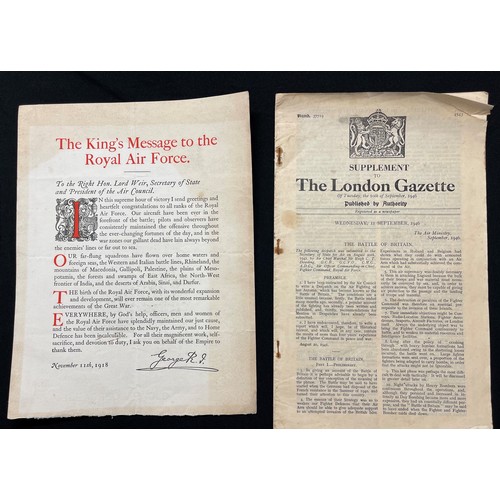 2151 - WW2 British Ephemera collection comprising of: Framed Royal Observer Corps Examination Certificates ... 