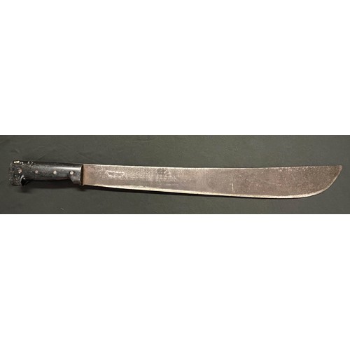 2161 - WW2 British Machete with single edged blade 450mm in length. Mark 