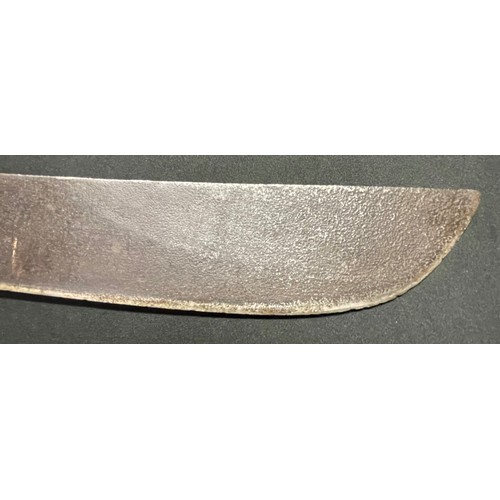 2161 - WW2 British Machete with single edged blade 450mm in length. Mark 