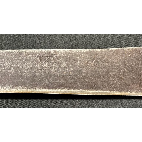 2161 - WW2 British Machete with single edged blade 450mm in length. Mark 