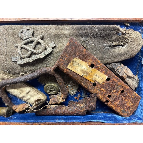 2186 - WW2 British Arnhem Operation Market-Garden Relics Finds. Recovered in 1984 by a Veteran of the Battl... 