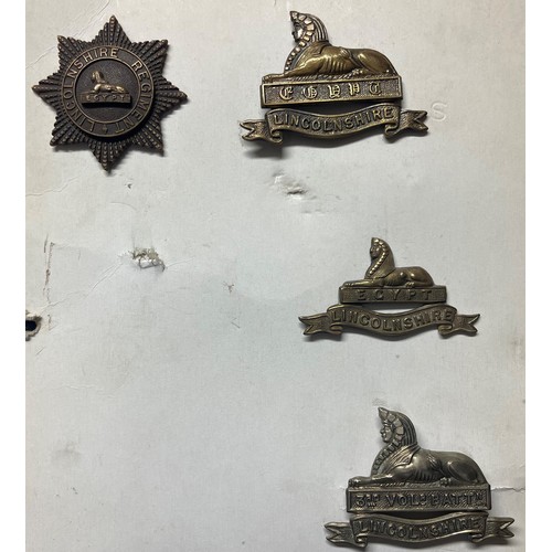 2194 - A collection of approx. 100 British & Commonwealth Cap badges plus some collar dogs and WW1 War Serv... 