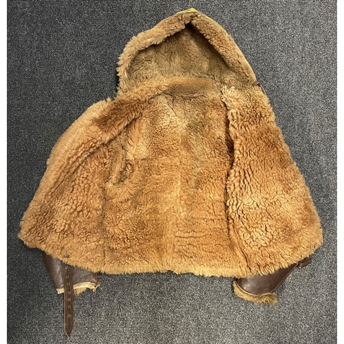 2206 - WW2 British Fleet Air Arm / Coastal Command Irving Sheepskin Flying Jacket. Size approx. 34/36 inch ... 