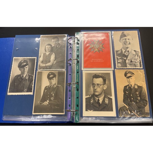 2222 - WW2 Third Reich Collection of Photographs and Portrait Postcards. A good quality collection of image... 