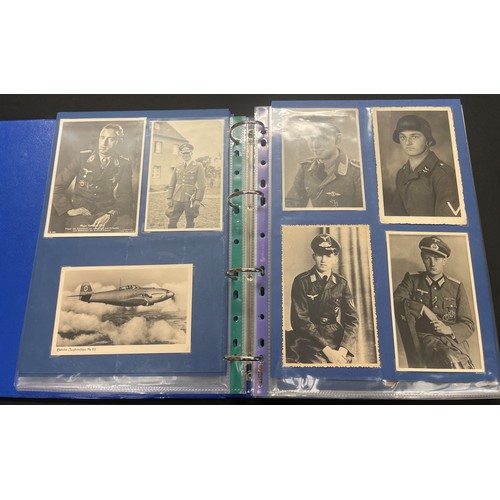 2222 - WW2 Third Reich Collection of Photographs and Portrait Postcards. A good quality collection of image... 