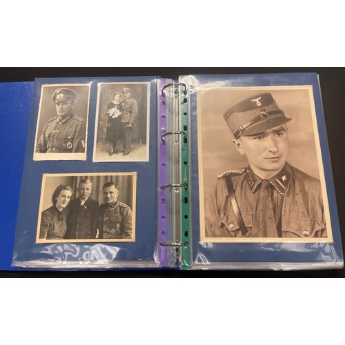 2222 - WW2 Third Reich Collection of Photographs and Portrait Postcards. A good quality collection of image... 