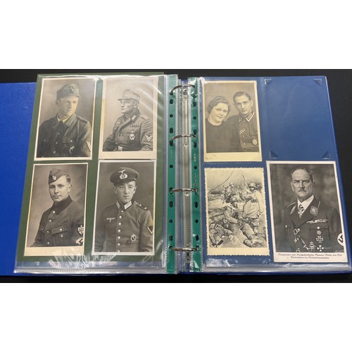 2222 - WW2 Third Reich Collection of Photographs and Portrait Postcards. A good quality collection of image... 