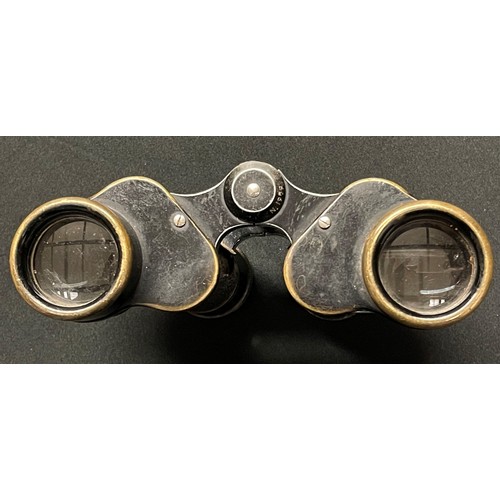 2223 - WW2 Italian binoculars 8x30, maker marked 