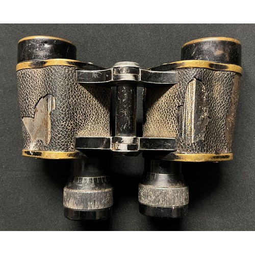 2223 - WW2 Italian binoculars 8x30, maker marked 