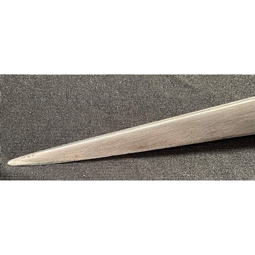 2244 - Celtic or Norse Dark Age  Inspired Knife with hand made single edged blade 305mm in length. Antler g... 