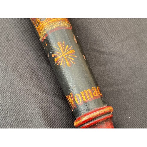 2271 - Victorian Police Constables Painted Truncheon. Black with 