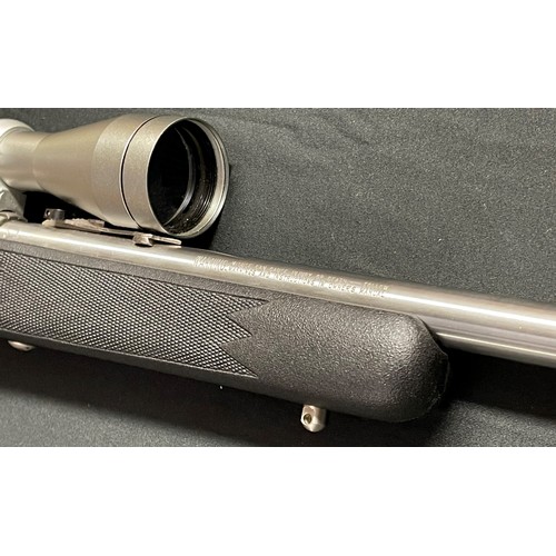 2289 - Marlin Model 880 Stainless Steel .22LR Cal Bolt Action Rifle Serial no 01252691. Fitted with a Moder... 