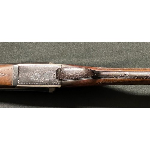 2295 - Thomas Bland 12 Bore Double Barrel Side by Side Shotgun. No serial number. Top rib marked 