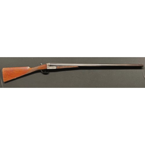 2295 - Thomas Bland 12 Bore Double Barrel Side by Side Shotgun. No serial number. Top rib marked 