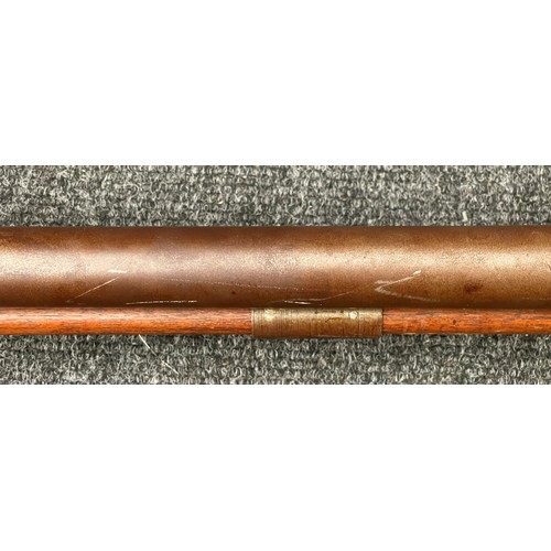 2304 - 6 Bore Percussion Cap double barrel side by side muzzle loading Punt Shotgun with 102cm long barrels... 