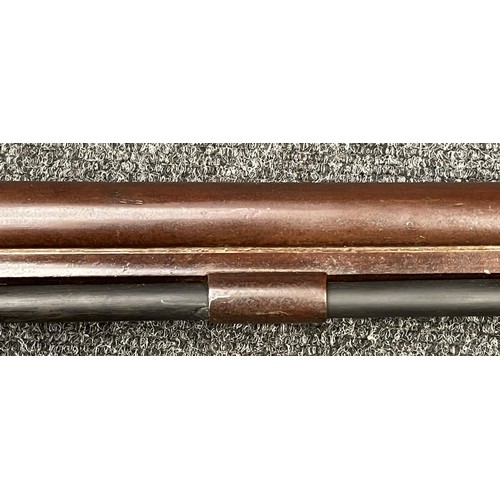 2307 - 9 Bore Percussion Cap Muzzle Loading Single Barrel Shotgun with 101cm long barrel. No makers mark or... 