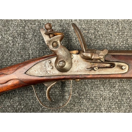 2309 - Company of Merchants Trading to Africa Flintlock Musket with 890mm long barrel. Bore approx. 15mm. E... 