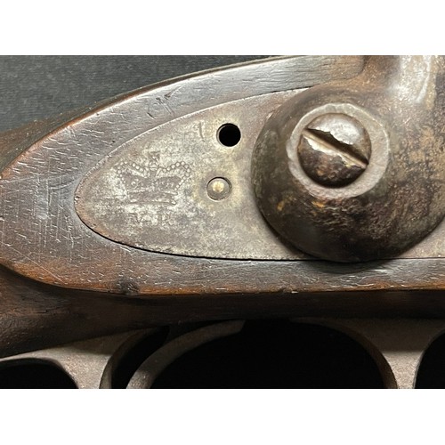 2310 - Percussion Cap 1868 Enfield Carbine with 630mm long barrel. Lock is marked with Crown & VR along wit... 