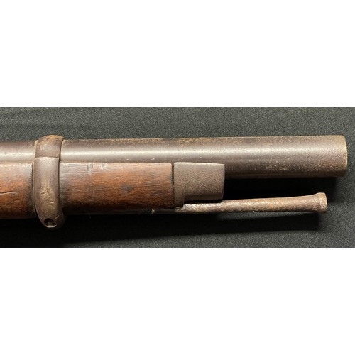 2310 - Percussion Cap 1868 Enfield Carbine with 630mm long barrel. Lock is marked with Crown & VR along wit... 