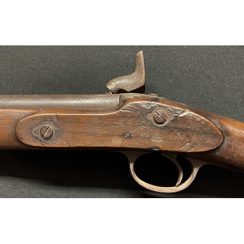 2310 - Percussion Cap 1868 Enfield Carbine with 630mm long barrel. Lock is marked with Crown & VR along wit... 