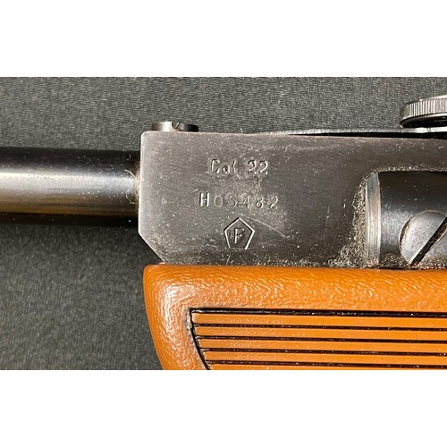 2323 - Elgano ASI Paratrooper .22 Cal Air Rifle serial number H05482. Barrel length 455mm. Overall length 9... 