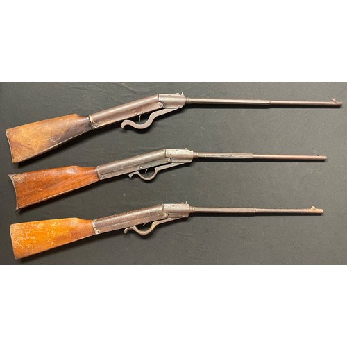 2327 - Three Gem .177 Cal Air Rifles: all with 477mm long barrels, overall lengths 82cm to 84cm, two in wor... 