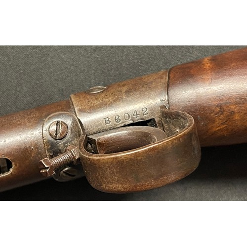 2328 - BSA .177 cal Breakdown pattern Air Rifle serial number B6042 circa 1930's. Barrel length 467mm. Over... 