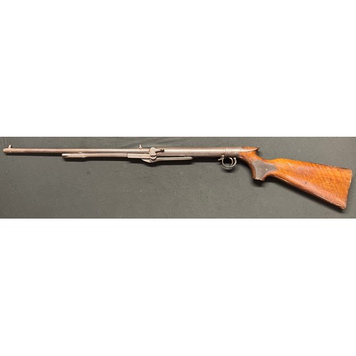 2329 - Lincoln Jeffries .177 cal Air Rifle serial number S80152. Working order. Barrel length 480mm. Overal... 