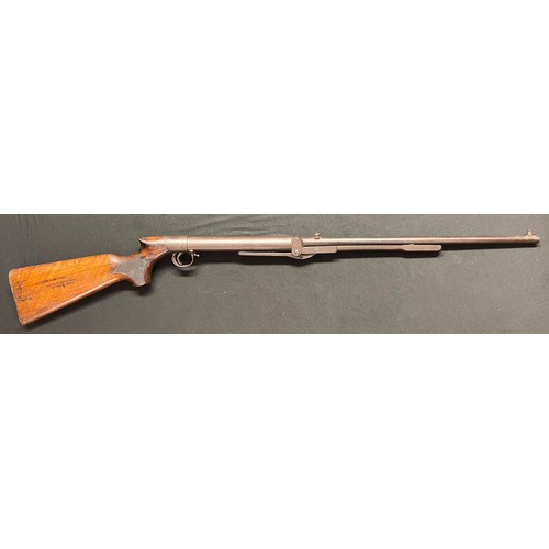 2329 - Lincoln Jeffries .177 cal Air Rifle serial number S80152. Working order. Barrel length 480mm. Overal... 