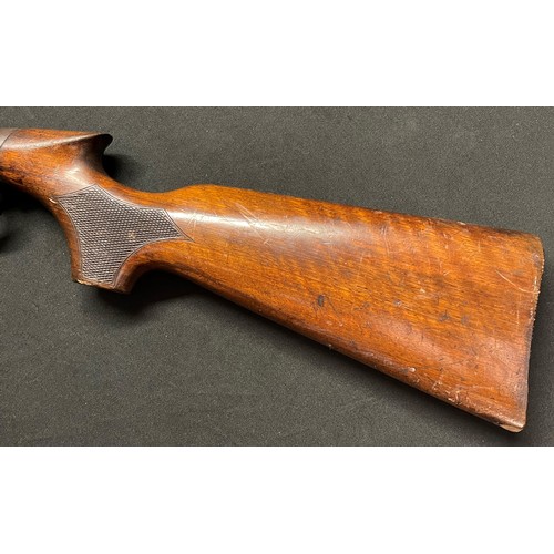 2329 - Lincoln Jeffries .177 cal Air Rifle serial number S80152. Working order. Barrel length 480mm. Overal... 