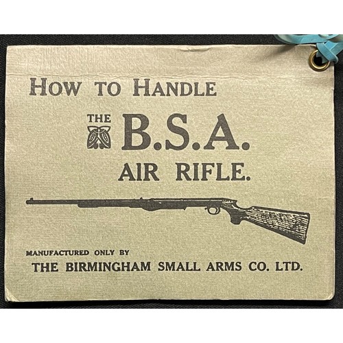 2330 - BSA T Series Standard No.2 .22 Cal Air Rifle serial number T2721. Barrel length 480mm. Overall lengt... 