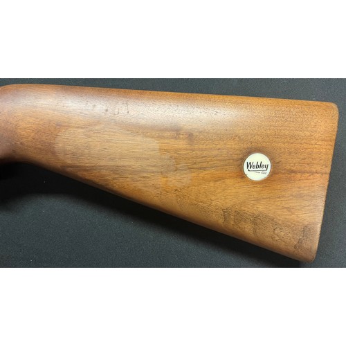 2333 - Webley Mark 3 Super target .177 Air Rifle serial number A 0771. 460mm long barrel. Overall length 11... 