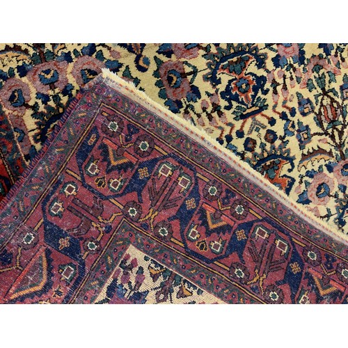 72 - A Persian hand-knotted Afshar rug, 198cm x 156cm.